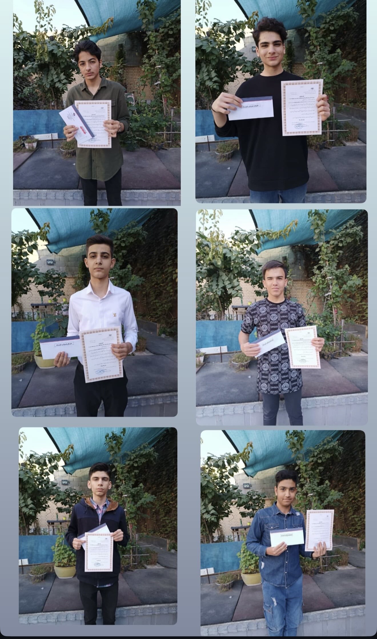 دانشآموزان برگزیده دبیرستان خیام