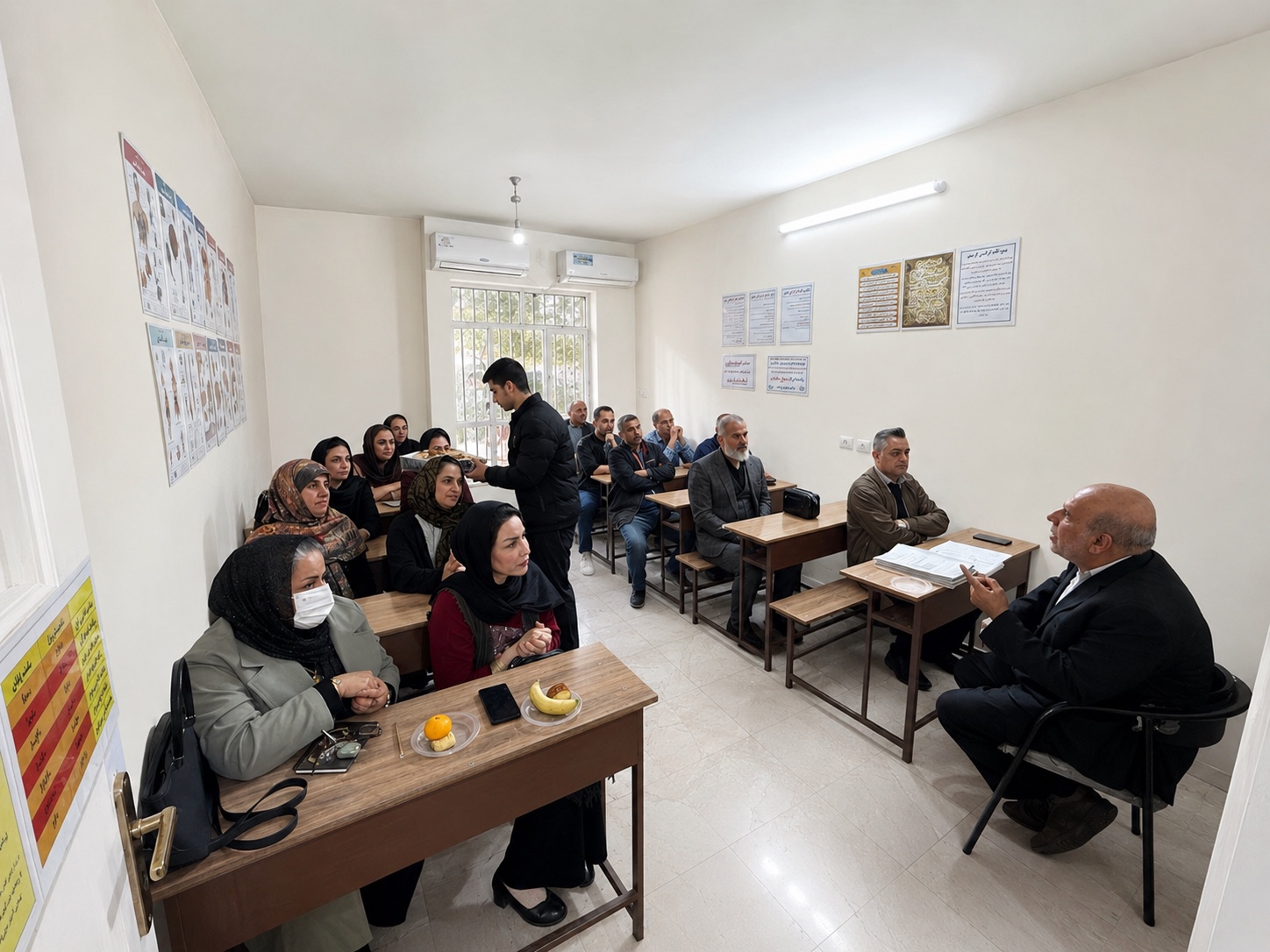 جلسه اولیا و مربیان دبیرستان خیام